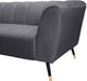 Beaumont Grey Velvet Sofa - Bargain Furniture (Detroit, MI)