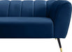 Beaumont Navy Velvet Sofa - Bargain Furniture (Detroit, MI)