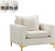 Naomi Cream Velvet Chair image