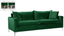 Naomi Green Velvet Sofa - Bargain Furniture (Detroit, MI)