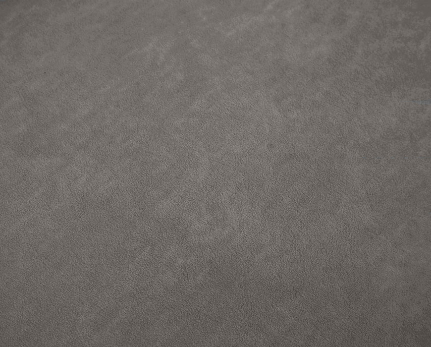 Cozy Grey Velvet Ottoman - Bargain Furniture (Detroit, MI)