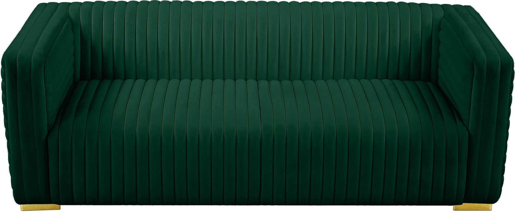 Ravish Green Velvet Sofa