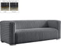 Ravish Grey Velvet Sofa - Bargain Furniture (Detroit, MI)