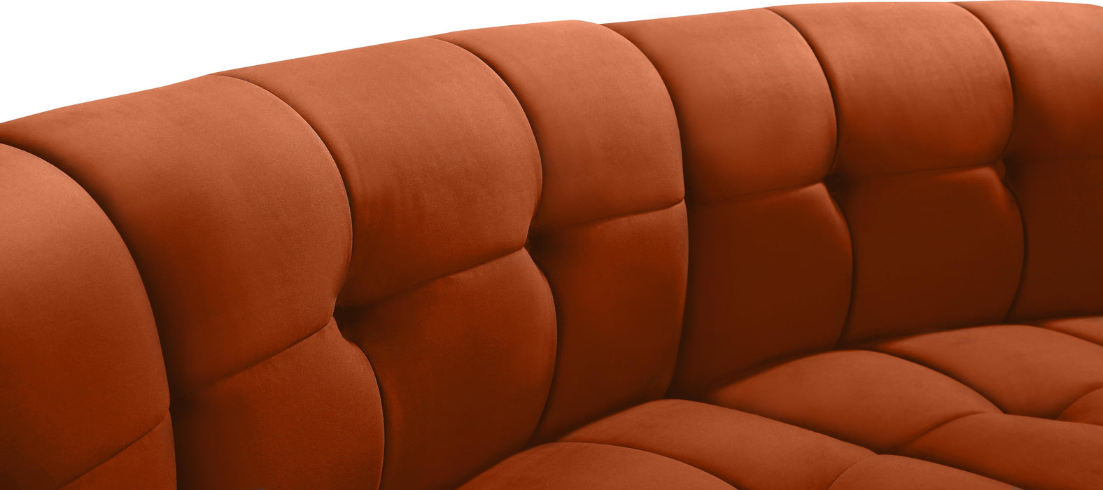 Limitless Cognac Velvet 15pc. Modular Sectional - Bargain Furniture (Detroit, MI)