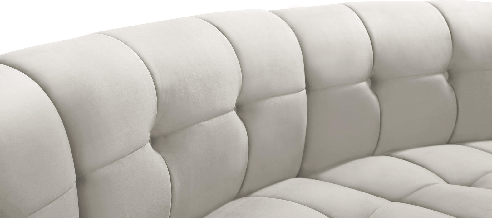 Limitless Cream Velvet 11pc. Modular Sectional - Bargain Furniture (Detroit, MI)