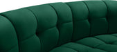 Limitless Green Velvet 6pc. Modular Sectional - Bargain Furniture (Detroit, MI)