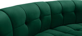 Limitless Green Velvet 5pc. Modular Sectional - Bargain Furniture (Detroit, MI)