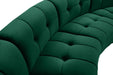 Limitless Green Velvet 6pc. Modular Sectional - Bargain Furniture (Detroit, MI)