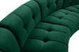 Limitless Green Velvet 13pc. Modular Sectional - Bargain Furniture (Detroit, MI)