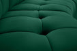 Limitless Green Velvet 13pc. Modular Sectional - Bargain Furniture (Detroit, MI)