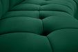 Limitless Green Velvet 6pc. Modular Sectional - Bargain Furniture (Detroit, MI)