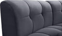 Limitless Grey Velvet 15pc. Modular Sectional - Bargain Furniture (Detroit, MI)