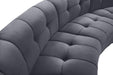 Limitless Grey Velvet 14pc. Modular Sectional - Bargain Furniture (Detroit, MI)