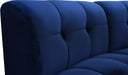 Limitless Navy Velvet 15pc. Modular Sectional - Bargain Furniture (Detroit, MI)