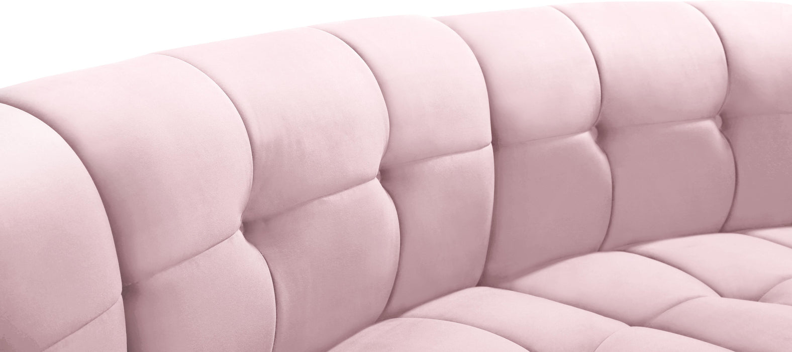 Limitless Pink Velvet 15pc. Modular Sectional - Bargain Furniture (Detroit, MI)