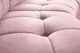 Limitless Pink Velvet 15pc. Modular Sectional - Bargain Furniture (Detroit, MI)