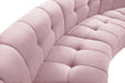 Limitless Pink Velvet 15pc. Modular Sectional - Bargain Furniture (Detroit, MI)
