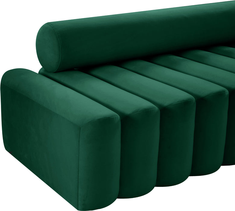 Melody Green Velvet Sofa - Bargain Furniture (Detroit, MI)