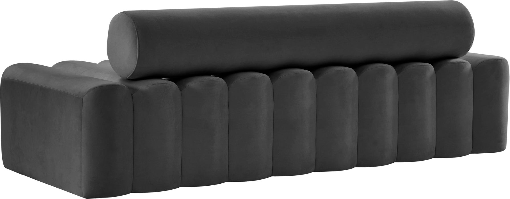 Melody Grey Velvet Sofa