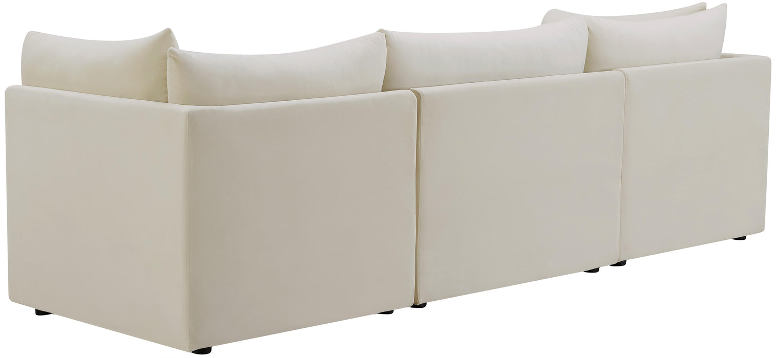 Jacob Cream Velvet Modular Sofa