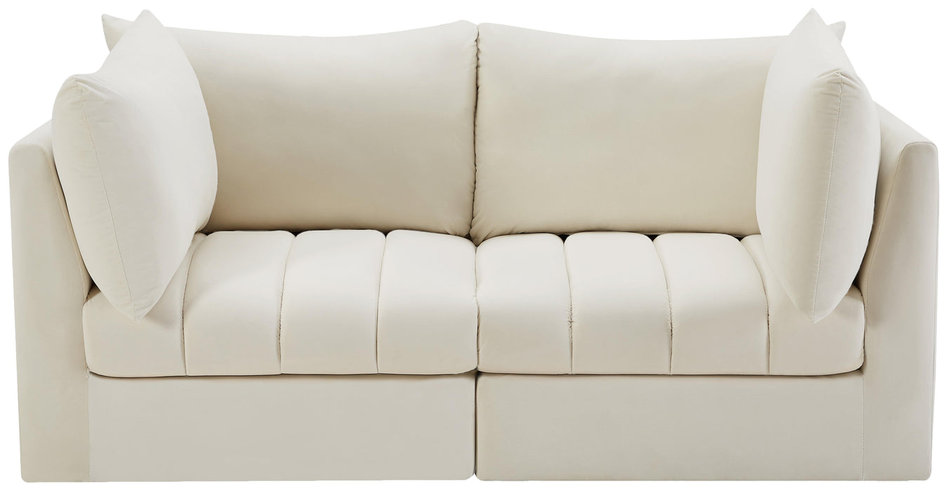 Jacob Cream Velvet Modular Sofa