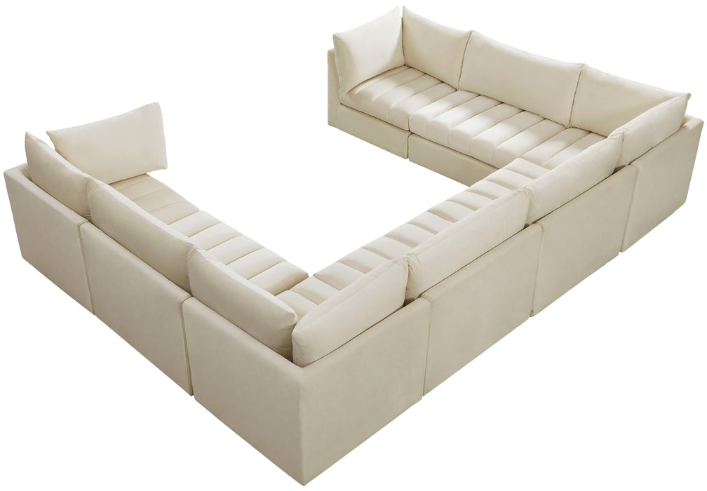 Jacob Cream Velvet Modular Sectional