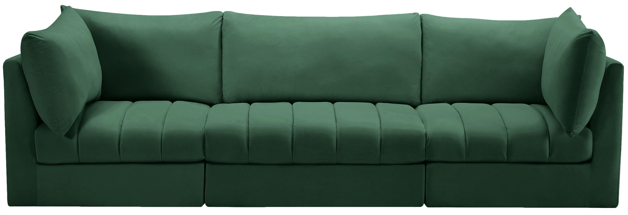 Jacob Green Velvet Modular Sofa