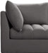 Jacob Grey Velvet Modular Sofa - Bargain Furniture (Detroit, MI)