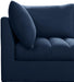 Jacob Navy Velvet Modular Sofa - Bargain Furniture (Detroit, MI)