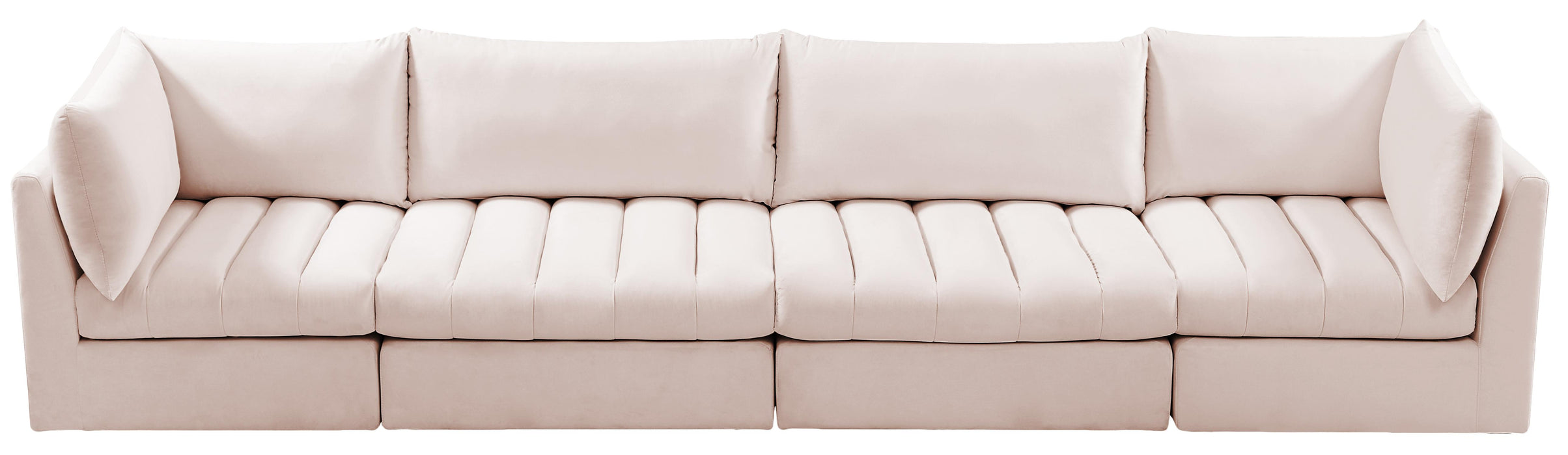 Jacob Pink Velvet Modular Sofa