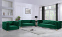 Michelle Green Velvet Sofa - Bargain Furniture (Detroit, MI)