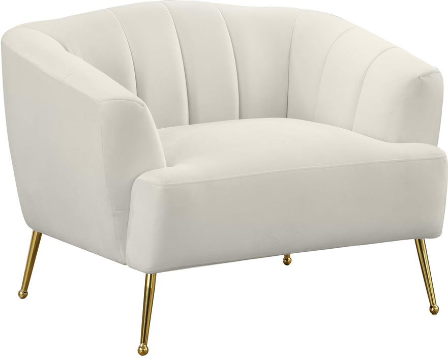 Tori Cream Velvet Chair image