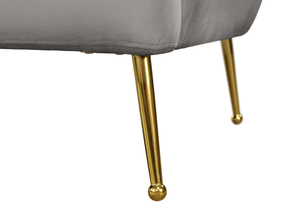 Tori Grey Velvet Sofa - Bargain Furniture (Detroit, MI)