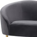 Ritz Grey Velvet Sofa - Bargain Furniture (Detroit, MI)
