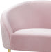 Ritz Pink Velvet Sofa - Bargain Furniture (Detroit, MI)