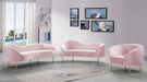 Ritz Pink Velvet Sofa - Bargain Furniture (Detroit, MI)