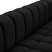 Gwen Black Velvet Sofa - Bargain Furniture (Detroit, MI)