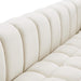 Gwen Cream Velvet Loveseat - Bargain Furniture (Detroit, MI)