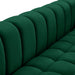 Gwen Green Velvet Sofa - Bargain Furniture (Detroit, MI)