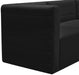 Quincy Black Velvet Modular Corner Chair - Bargain Furniture (Detroit, MI)