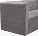 Quincy Grey Velvet Modular Corner Chair - Bargain Furniture (Detroit, MI)