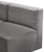 Quincy Grey Velvet Modular Sofa - Bargain Furniture (Detroit, MI)
