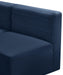 Quincy Navy Velvet Modular Sofa - Bargain Furniture (Detroit, MI)