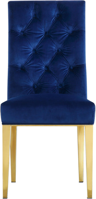 Capri Navy Velvet Dining Chair