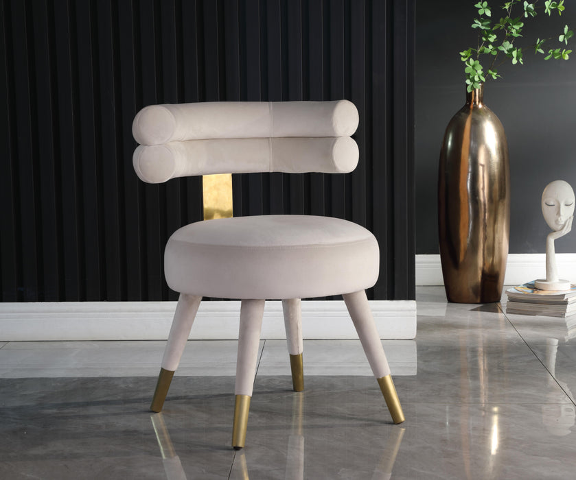 Fitzroy Cream Velvet Dining Chair