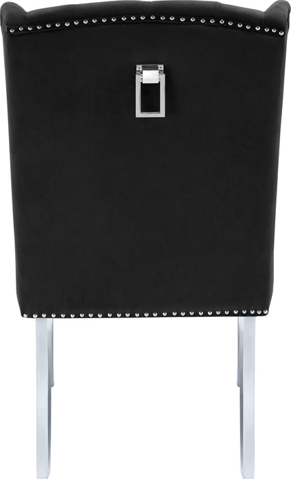 Suri Black Velvet Dining Chair