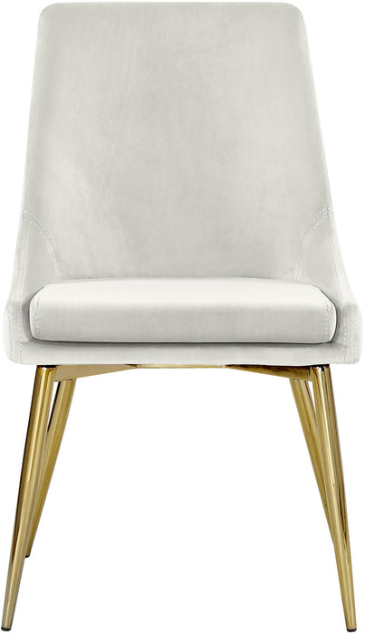 Karina Cream Velvet Dining Chair