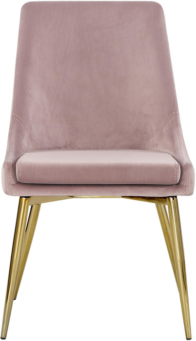 Karina Pink Velvet Dining Chair