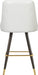Portnoy White Faux Leather Counter/Bar Stool - Bargain Furniture (Detroit, MI)