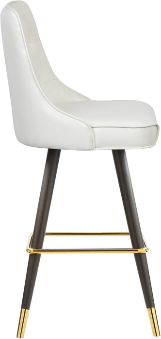 Portnoy White Faux Leather Counter/Bar Stool - Bargain Furniture (Detroit, MI)